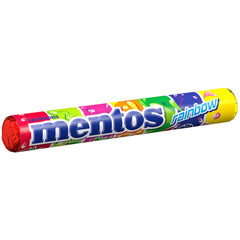 Mentos Fruit Dragees Orange Citron Fraise Bonbons à saveur de fruits à mâcher (3 rouleaux), végétalien (paquet de 3)