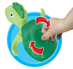 TOMY Jouet aquatique pour enfants "Plantschi la tortue chantante" jouet multicolore de haute qualité pour enfants avec musique, allie jouet de bain et jouet musical, à partir de 12 mois ! Jouet de bain pour jeux d'eau Jucarii Bebe Naty Shop