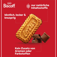 Biscoff Lotus | Biscuits caramélisés glacés au chocolat | 200 biscuits emballés individuellement | Uniquement des ingrédients naturels | Sans colorants ni arômes artificiels | 200x1| 1,47 kg