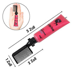 Byhoo 6PCS Teinture capillaire temporaire pour cheveux noirs, craie pour cheveux, teinture capillaire lavable, idée cadeau pour les filles, cadeau d'anniversaire pour les adolescentes. Teinture capillaire Naty Shop