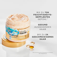 Masque capillaire intensif Pantene Pro-V Deep Hydration à la biotine 300 ml. Soin intensif Pro-V Miracles pour cheveux secs. Cheveux plus doux dès la première application. Convient pour un usage quotidien Naty Shop Masque Capillaire