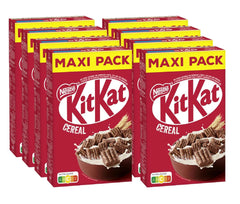 Nestlé KITKAT Céréales, céréales croustillantes pour petit-déjeuner avec gaufrettes Kitkat, paquet 8 x 550 grammes Céréales Naty Shop