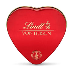 Lindt Ciocolată din Inimă | 30 g | 6 praline în varietățile Marc de Champagne, Coeur à l'Orange, Ciocolată cu Lapte Crocantă, Marțipan cu Portocale într-o frumoasă cutie în formă de inimă | Cadou de ciocolată | Cadou de ciocolată