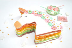 Scrapcooking 1982 - Moule à biscuits licorne XXL en acier inoxydable - 30 x 16,5 x 5 cm - Grand moule à biscuits - Gâteau d'anniversaire, Gâteaux, Moule à tarte