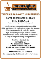 Café en grains Arabica Tanzanie AA Lavato Kilimandjaro - 500 gr