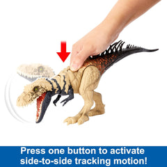 Jurassic World Jouet dinosaure Bistahieversor Gigantic Trackers Figurine d'action de grande espèce avec mouvement d'attaque et équipement de suivi Digital Fun HLP27 Naty Shop Dolls