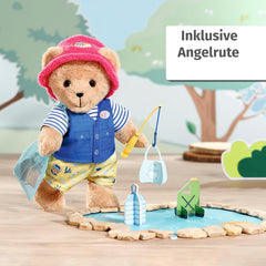 Costume de pêcheur Baby Born Teddy avec canne à pêche pour poupées de 43 cm et ours en peluche, 835982 Zapf Creation