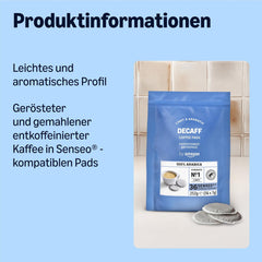 by Amazon Entkoffeinierte 100% Arabica-Kaffeepads, geeignet for Senseo-Maschinen, medium Röstung, 36 Stück (1 Packung mit 36 Stück) – Rainforest Alliance certifié