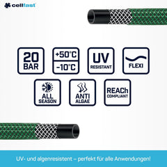 Tuyau d'arrosage Cellfast ÉCONOMIQUE 20m, 5/8", 10-010