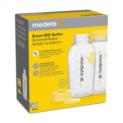 Biberons Medela pour conserver le lait maternel | Sans BPA | Pack de 2 × 250 ml Aliments pour bébé et accessoires d'allaitement Naty Shop