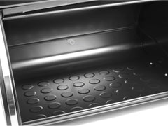 Boîte à pain Brabantia roll - Boîte de rangement compacte pour pain, bagels et petits pains avec couvercle plat, acier durable - taille moyenne - noir mat Boîtes de conservation alimentaire Naty Shop