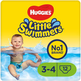 Couches de bain Huggies Little Swimmers, taille 3-4, paquet de 12, 7-15 kg