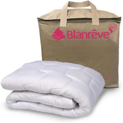 Couverture anti-acariens douce et chaude pour lit simple, écologique, blanche, 200 X 200 cm Couettes et couettes Naty Shop Blanc 140 X 200 Cm