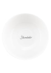 Sterntaler Service de table en porcelaine au design rustique – Service de table avec base en silicone antidérapante et amovible – Vaisselle pour bébé et enfant avec assiette, bol de 400 ml et tasse de 200 ml, blanc