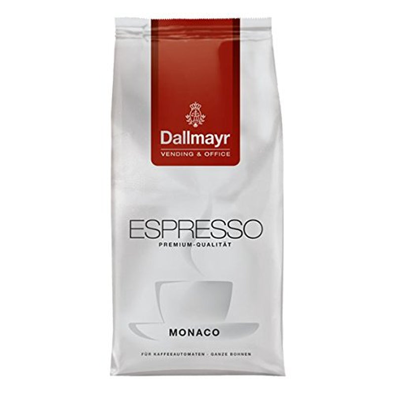 Espresso Monaco pour distributeurs automatiques et bureau, grains entiers, 1000g, 1 paquet