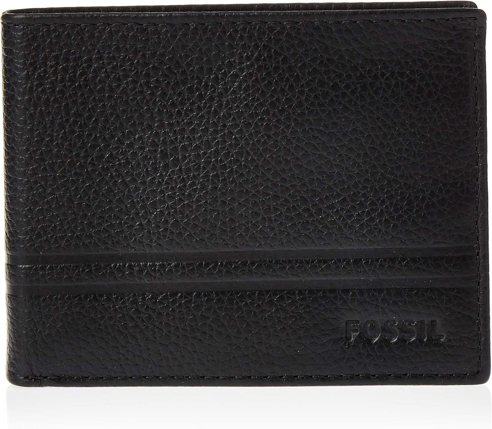 Fossil Wilder Flip Id Accessoires de voyage à deux volets pour homme Naty Shop Noir Taille unique