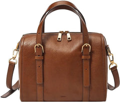 Fossil Carlie Satchel Sacs pour femmes Naty Shop Marron
