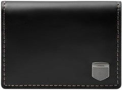 Fossil Men's Hayes Card Case Bifold Wallet Men Naty Shop Noir Mat