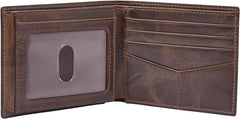 Fossil Portefeuille à rabat RFID pour homme Accessoires de voyage Portefeuille pliable Portefeuille pour homme Naty Shop