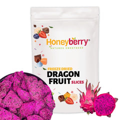 Fruit du dragon lyophilisé 50g - Fruit du dragon lyophilisé - Fruits secs lyophilisés - Fruit du dragon séché tranché pour pâtisserie, décoration, snacks, muesli, desserts Produits déshydratés Ma boutique 50G