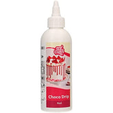 FunCakes Choco Drip Red : Saveur délicieuse, Facile à utiliser, Parfait pour les drip cakes, Saveur chocolat drip. Emballage refermable 180 g. Pâte à sucre Naty Shop Défaut Titre