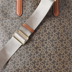 DKNY Zyon Messenger Tote Bag, Moka/Caramel, Taille Unique Sacs Femme Naty Shop