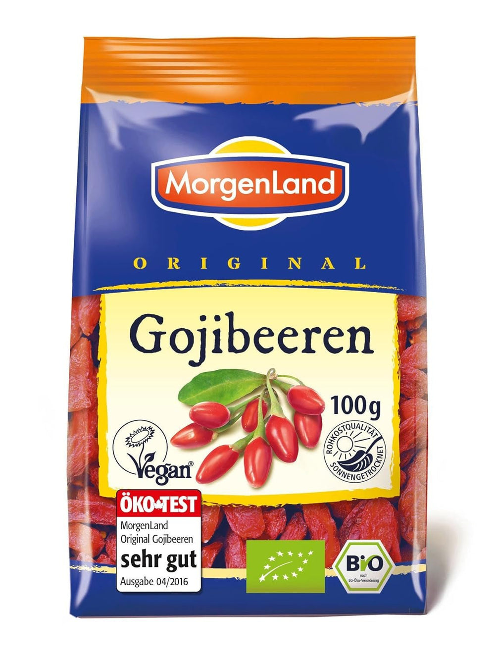 Baies de Goji 100g de fruits secs bio, 1 paquet (1 x 100g) Produits déshydratés Ma boutique Baies de Goji