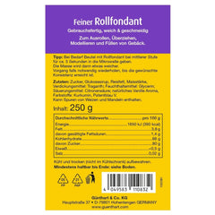 Günthart BackDecor 250 fondant vert, 100 % végétalien, sans huile de palme, indéchirable pour recouvrir les gâteaux et pâtisseries, adapté au modelage, 1 paquet (1 x 250 g) de pâte à sucre Naty Shop