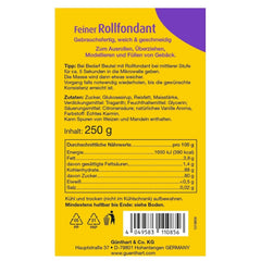 Günthart BackDecor fondant rose | qualité supérieure | prêt à l'emploi | sans huile de palme | résistant aux déchirures | pour enrober gâteaux et pâtisseries | adapté à la modélisation | paquet de 2 (1 x 250 g) pâte à sucre Naty Shop