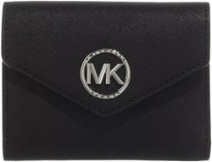 Michael Kors Ladies Md Env Trifold Bag Portofel Femei Naty Shop Negru O mărime se potrivește tuturor
