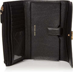 Michael Kors Money Pieces Porte-cartes de crédit femme, Marrón (Bagage), 2,5x9,5x11,4 cm (L x H) Portefeuille femme Naty Shop