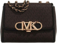 Michael Kors Sac à Bandoulière Parker Femme Sacs Naty Shop Marron/Blk