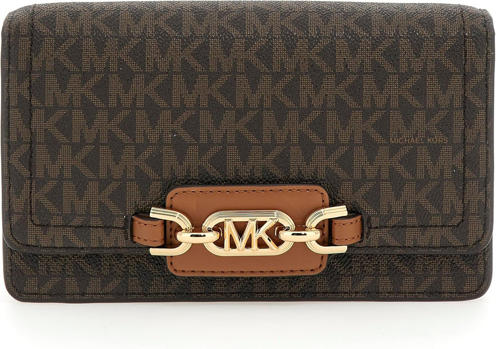 MICHAEL KORS Femme Heather PHN CHN XBODY Sac, Marron Foncé Femme Sacs Naty Shop Default Title