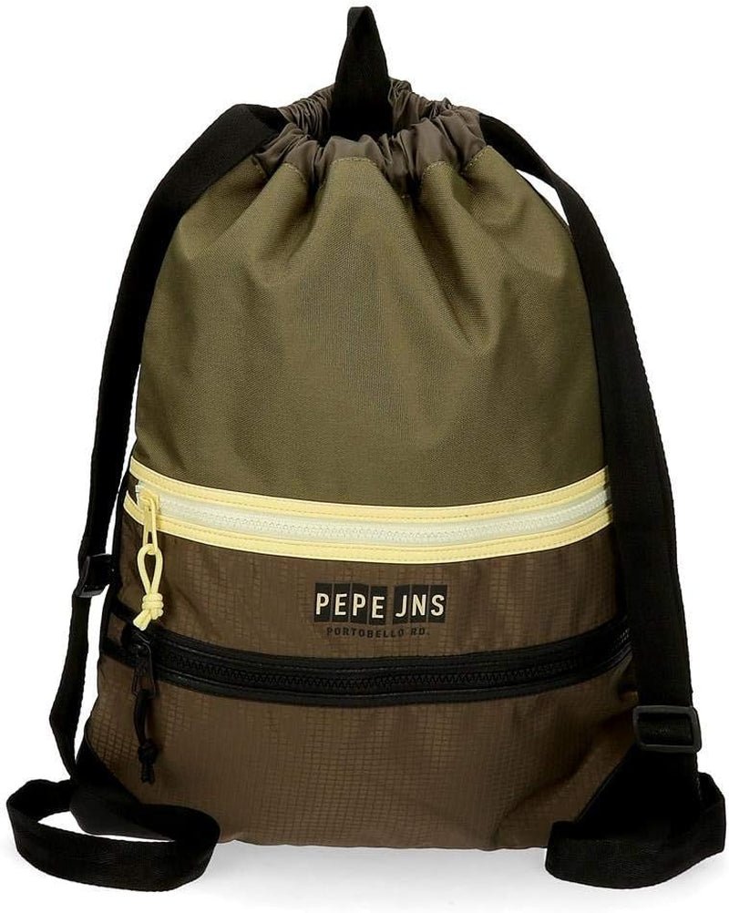 Pepe Jeans Caden Gym Bag Vert 35x46 cms Polyester Sacs à dos et cartables haut de gamme Naty Shop Default Title