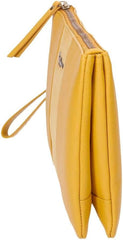Pepe Jeans Double Wallet Sac jaune 27x17x2 cms Portefeuille en cuir Femme Naty Shop