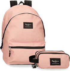 Pepe Jeans Girls Aris Coloured Bagage Messenger Bag Sacs à dos et cartables haut de gamme Naty Shop Rosa Einheitsgröße