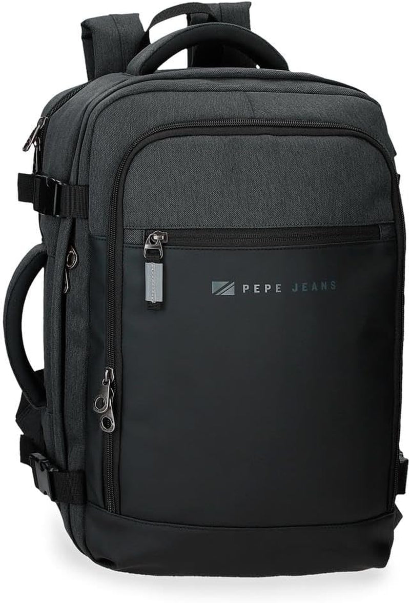 Pepe Jeans Jarvis petit sac à bandoulière vert 15x19,5x6 cm polyester avec détails en simili cuir Bagages et équipements de voyage Naty Shop Black Cabin sac à dos