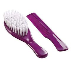 Brosse et peigne, prune Enfant - Bain et Soin Naty Shop