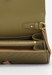 Pinko Ladies Sheep Nappa Love ONE Wallet C SCHAFNAPPA Portefeuille Femme Naty Shop