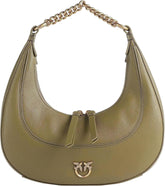 Pinko femme BRIOCHE HOBO Mini KALB MORB, V62q_Green Thread-Antique Gold Sacs Femme Naty Shop Default title