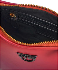 Pinko Half Moon mini sac en cuir dégradé de couleur, ya4l_Mult.fuchsia, orange-noir Sacs Femme Naty Shop