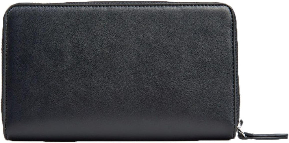 Armani Exchange Portefeuille à deux volets avec logo en relief Melrose pour femme Naty Shop Noir Taille unique