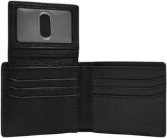 Portefeuille à deux volets Fossil Huntington pour hommes Naty Shop Portefeuille pour hommes