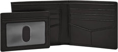 Portefeuille pour homme Fossil - Derrick RFID en cuir coulissant 2 en 1, ML3685001 - 10,9 cm L x 1,27 cm l x 8,9 cm H Portefeuille pour homme Naty Shop