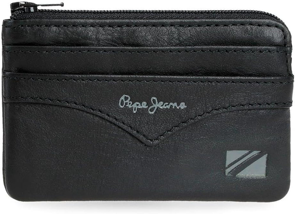 Portefeuille veste Pepe Jeans, taille unique Portefeuille homme Naty Shop Noir