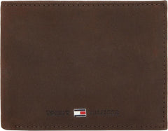 Tommy Hilfiger Johnson Portefeuille pour homme avec poche à monnaie Portefeuille pour homme Naty Shop Marron
