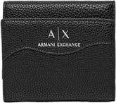 Portofel pentru femei Armani Exchange Wave Bi-Fold, negru Portofel Femei Naty Shop Titlu implicit