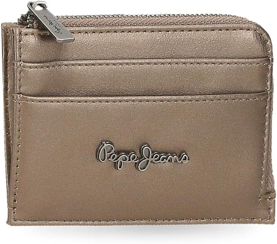 Portefeuille Pepe Jeans Ruby, porte-monnaie, portefeuille, en polyester avec détails en simili cuir. Compartiments, fermetures éclair. De Joumma Bags Portefeuille pour femme Naty Shop Rubin Purse