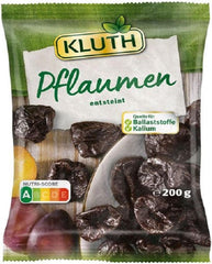 Prunes avec noyaux 200g - Aromatisées, fruitées et naturellement sucrées - Vegan, sans soufre, dénoyautées et sans sucre ajouté - Nutri-Score A (1 x 200g) Produits déshydratés Naty Shop Titre par défaut