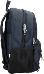 Pepe Jeans Cromwell Sac à dos scolaire, Double compartiment, Noir, 33 x 46 x 15 cm, Polyester, 22,77 L, Noir, Taille unique, Sac à dos scolaire double compartiments Sacs à dos et cartables Premium Naty Shop